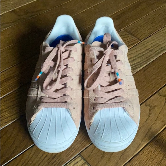 ADIDAS superstar vulc ADV pastel pink peach shoes - Picture 8 of 8